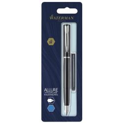 Ручка перьевая Waterman ALLURE Black CT FP F (блистер)