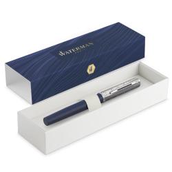 Ручка перьевая Waterman ALLURE Deluxe Blue CT FP F