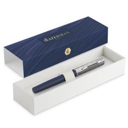 Ручка перова Waterman ALLURE Deluxe Blue CT FP F