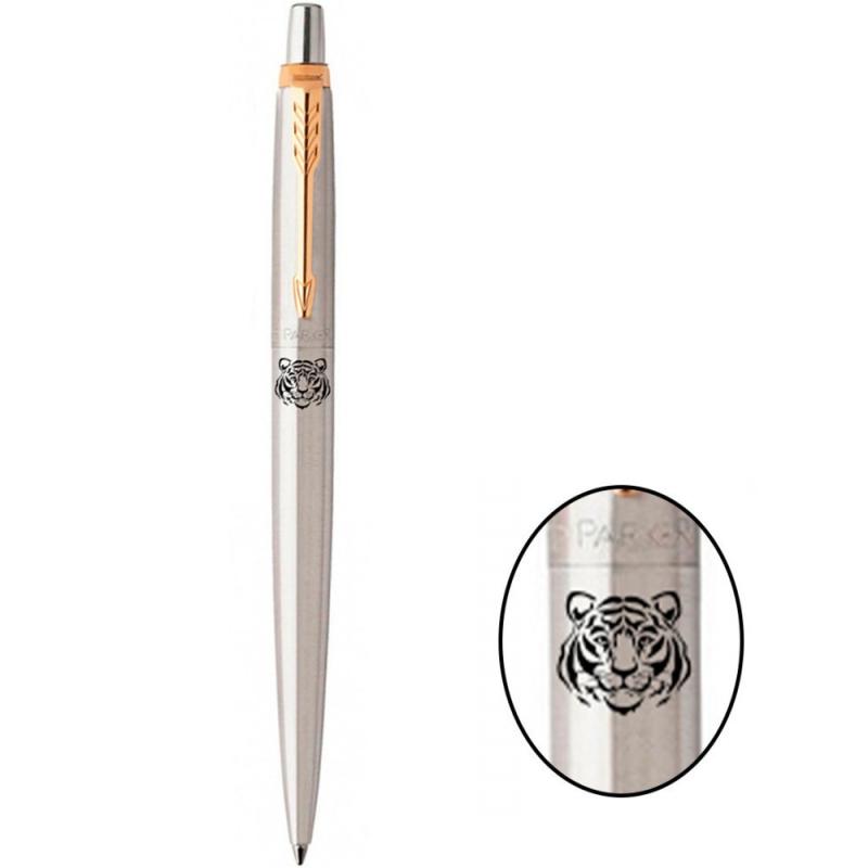 Ручка кулькова Parker JOTTER ZODIAC Stainless Steel GT BP Кінь