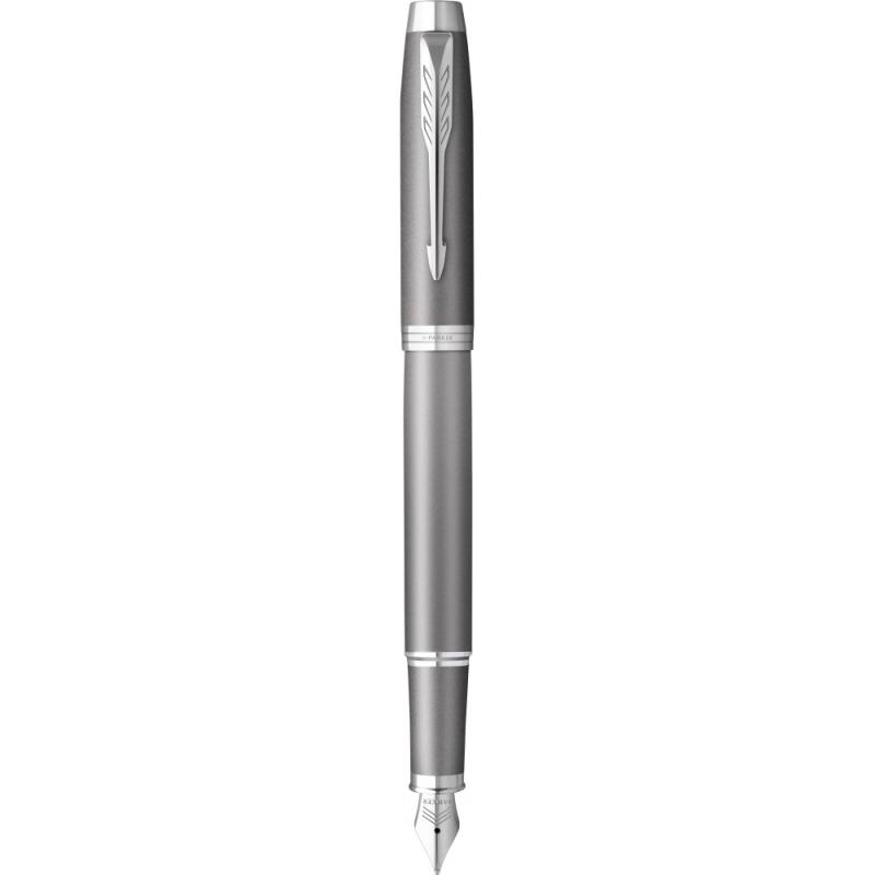 Ручка перова Parker IM Rituals Grey CT FP F+ Пакет Parker Rituals