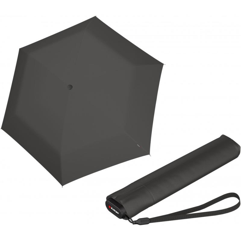 Парасолька механічна Knirps US.050 Ultra Light Slim Manual/Dark Grey Kn95 0050 0801