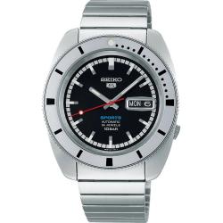 Мужские часы Seiko 5 SPORTS Pepper Black 1968 Recreation Limited Edition SRPL05K1