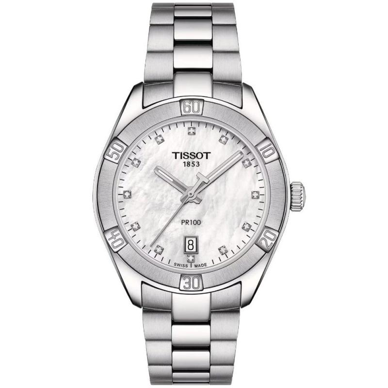 Жіночий годинник Tissot PR100 Sport Chic T101.910.11.116.00