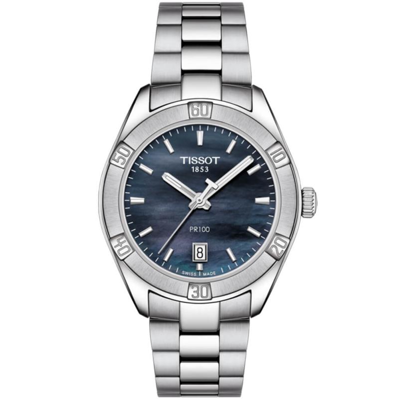 Жіночий годинник Tissot PR100 Sport Chic T101.910.11.121.00