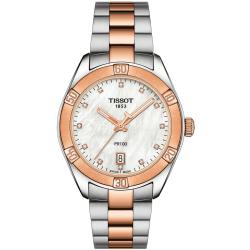 Женские часы Tissot PR100 Sport Chic T101.910.22.116.00