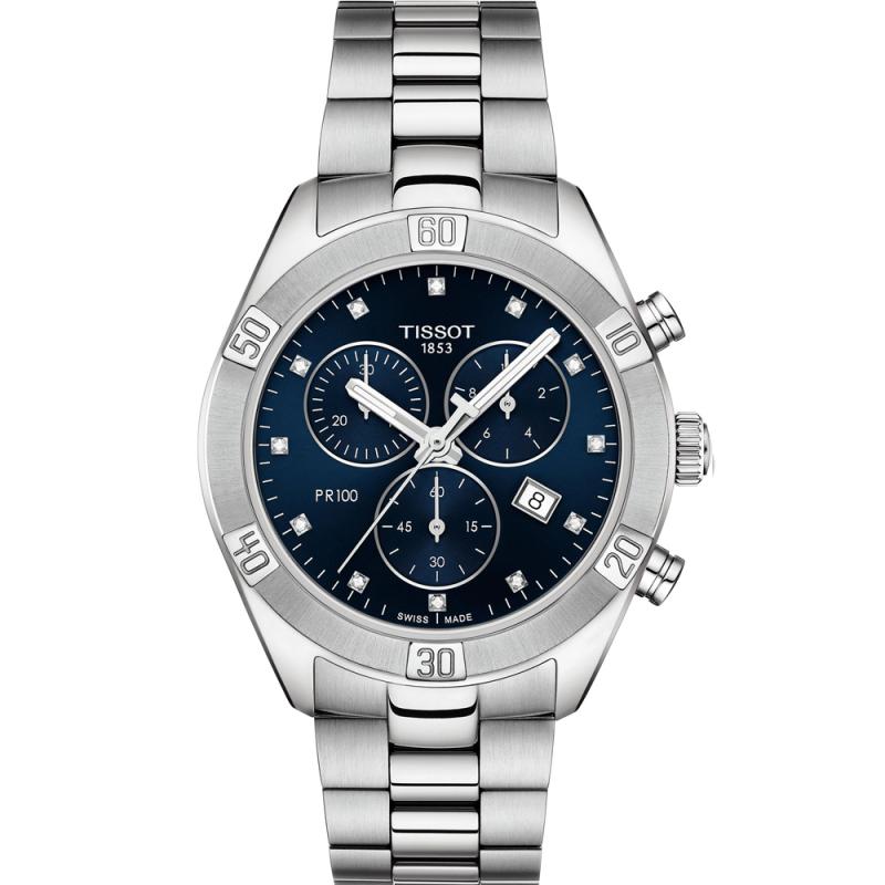 Жіночий годинник Tissot Pr100 Sport Chic Chrono T101.917.11.046.00