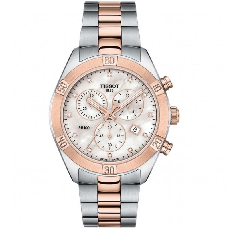 Жіночий годинник Tissot Pr100 Sport Chic Chrono T101.917.22.116.00