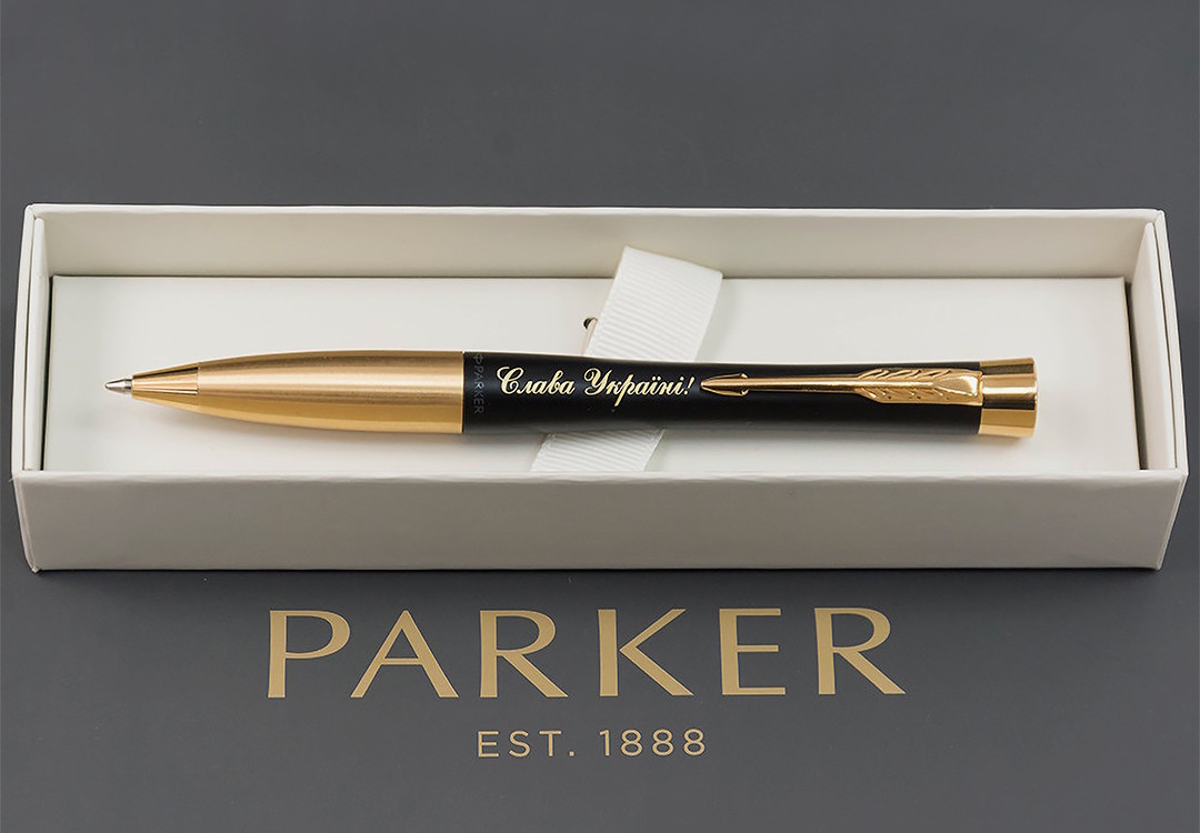 Лазерная гравировка на ручках Parker